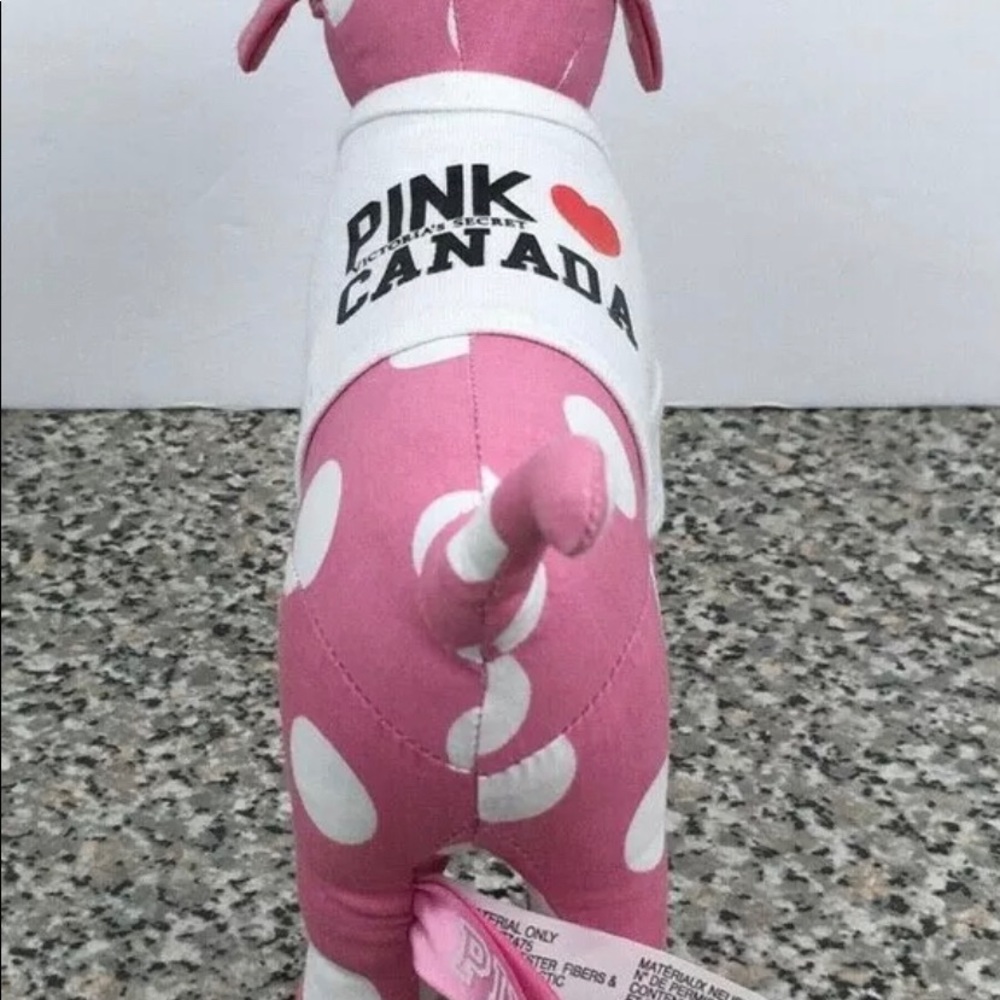 Victoria’s Secret PINK RARE CANADA POLKA DOT DOG HTF - Picture 3 of 10